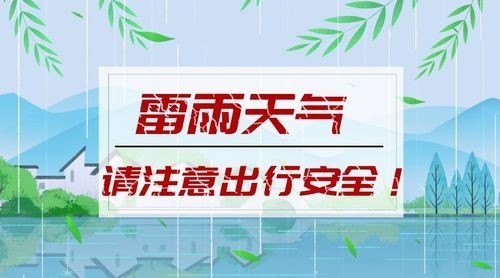 雷雨天气出行注意安全的暖心提示？