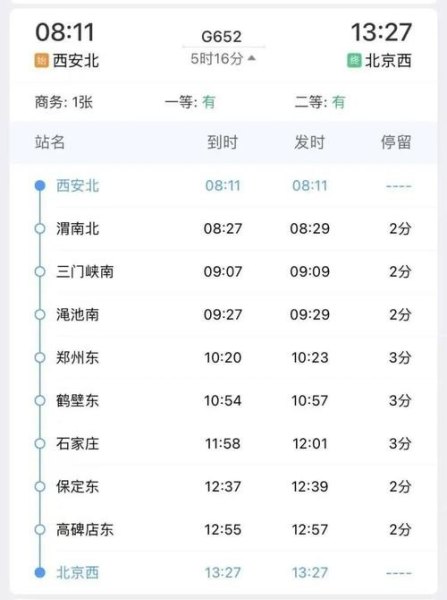 g652高铁晚点了吗？