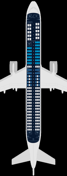 空中客车A321座位图