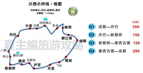 准备自驾去川西，10天左右，有没有路面比较好，风景也比较好的路线推荐，第一次自驾？