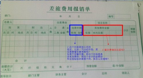 公务员差旅费报销表怎么填写？