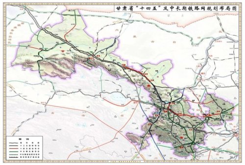 甘肃省的铁路线？